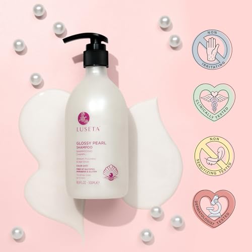 Luseta Pearl Shampoo & Conditioner Set - Sulfate Free, Argan Oil
