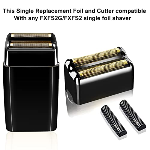 Black Replacement blades Foil and Cutters Compatible with BaBylissPRO Barberology FXFS2 Shaver foil Replacement Heads(1 pack £©