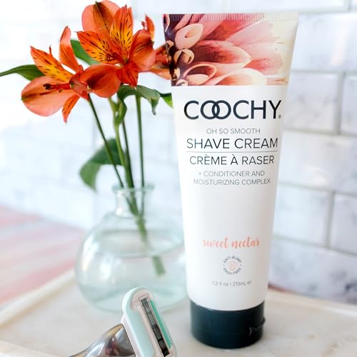 Coochy Shave Cream - Moisturizing Gentle Intimate Lotion - Sweet Nectar, 12.5 Fl Oz - Variation of THIS listing