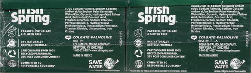 Irish Spring Deodorant Soap Moisture Blast 12-Count (Pack of 12)