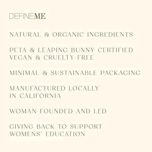 DefineMe Rose Quartz Crystal Infused Natural Perfume Mist, Floret Scent, 0.95 FL OZ, Award Winner 2024 Universal Beauty Awards