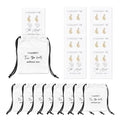 Elegant Bridesmaid Gift Set - 8 Pairs of Wedding Earrings