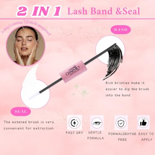 DIY Lash Extension Kit 280pcs 0.07D Clusters 9-16mm