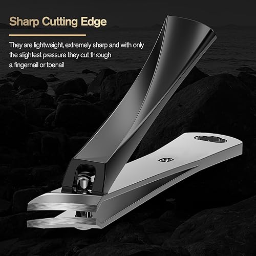 Ingrown Nail Clipper with Slant Curved Blade for Thick Toenails