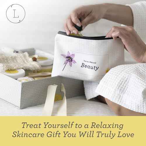 Lizush Luxury Citrus Spa Gift Basket - 15-Piece Handmade Self-Care Set for Relaxation, Perfect Gift for Women, Wife, Mom, or Best Friend - Handmade in the USA