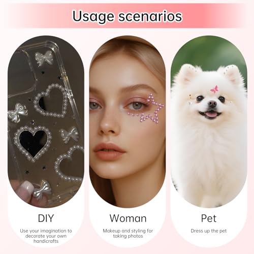 762 Pcs Multi-Color Self-Adhesive Face and Body Gem Stickers - Stars, Hearts, Butterflies,Queue Makeup, Dance Parties, Music Festivals and Craft Decorations. (Butterfly Gem, Count, 4)