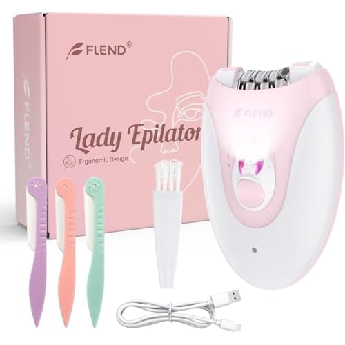 Epilator,Epilator for Women,Facial Hair Removal for Women Rechargeable,2 Speeds Hair Removal Device with 36 Tweezers,Electric Lady Shaver for Face Legs/Face/Bikini/Arms,Epilator for face Smooth Skin