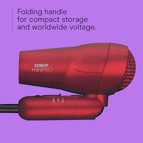 Conair Mini Pro 1200W Hair Dryer with Folding Handle