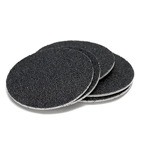60-Pack Replacement Sandpaper Discs for Electric Callus Remover - 180 Grit