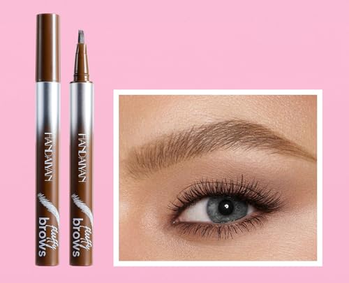 Liquid Eyebrow Pen Waterproof Fork Tip Microblading - 5 Colors