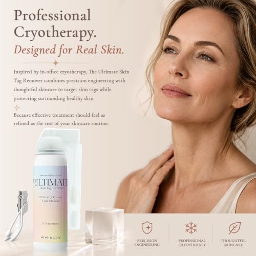 Skin Clinic Freeze 'n Clear Cryogenic Skin Tag Removal Kit with Post-Treatment Serum