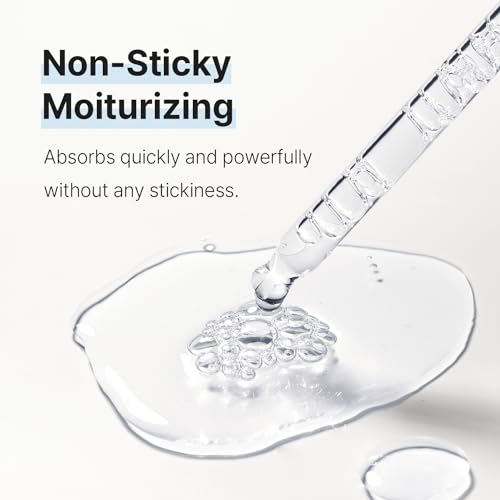 AVCA Moisture Hyaluronic Acid Serum 100ml (3.38 fl oz) ? Deep Hydrating Face Serum for Dry Skin with 8-Type HA, Panthenol & Deep Sea Water for Lightweight, Non-Sticky Moisture
