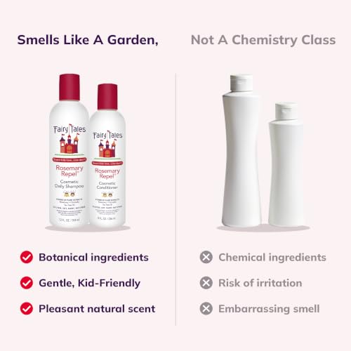 Fairy Tales Rosemary Repel Kids Lice Prevention Shampoo & Conditioner Duo 20 Fl Oz