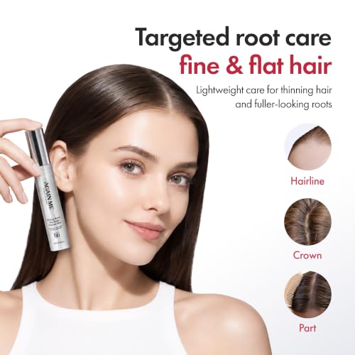 Again Me Thickening Scalp Serum Roll-On with Biotin & Caffeine - 0.5 Fl Oz