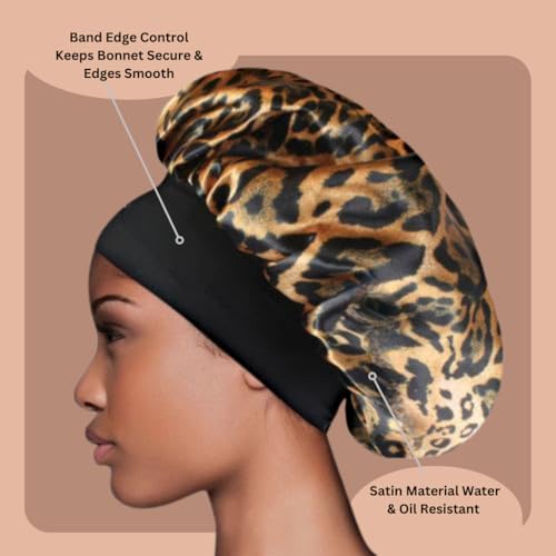 Satin Bonnet Sleep Cap for Curly Hair & Braids
