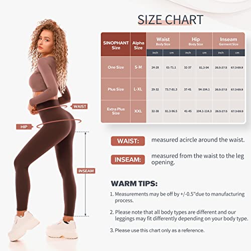 SINOPHANT High Waisted Leggings for Women - Full Length Capri Buttery Soft Yoga Pants for Workout Athletic(Black Printing,S-M)