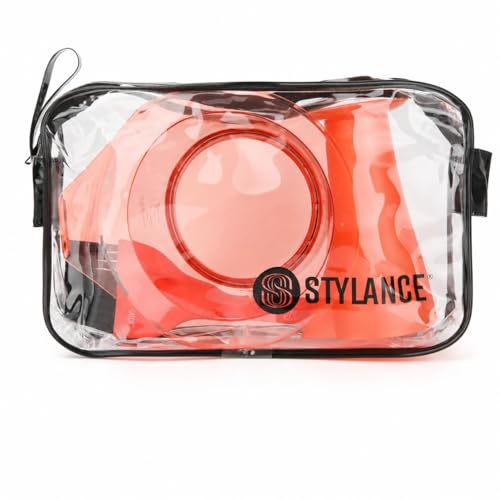 Orange Hair Dye Coloring Kit with Brush, Bowl & Measuring Cup for Salon & DIY Home Use