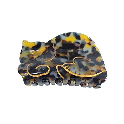 Tortoiseshell Cat Claw Clips,Cellulose Acetate Hair Clips,Big Claw Clips for Women