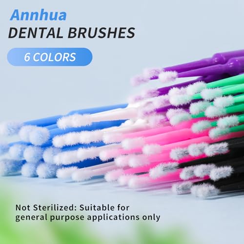Annhua 400 Pcs Disposable Micro Applicators for Precise Application