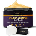 VALITIC 3.52oz Turmeric Vitamin C Clay Mask for Dark Spots & Radiance