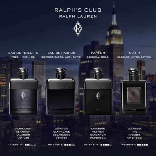 RALPH LAUREN FRAGRANCES - Ralph's Club - Eau de Toilette - Men's Cologne - Woody & Aromatic - With Grapefruit, Lavandin, & Patchouli - Intense Fragrance