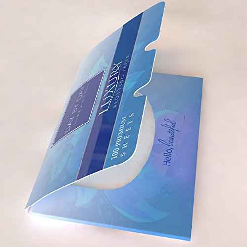 Makeup Blotting Papers 200 Oil Absorbing Paper Sheets for Face (2 Handy Packs of 100) ? Face Oil Remover ? Oil Blotting Sheets for Face