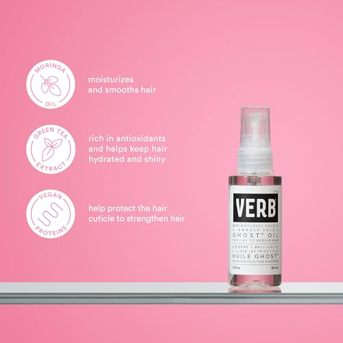 VERB Ghost Trio Kit - Shampoo, Conditioner & Oil for Fine Hair