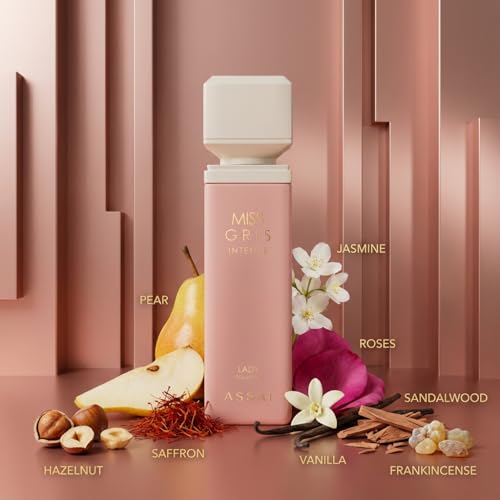 Miss Gris Eau de Parfum 100ml Women’s Floral Amber Long-Lasting Fragrance