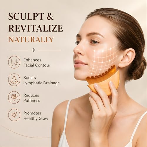 Lymphatic Contour Face Brush - Soft Bristles & Travel Case