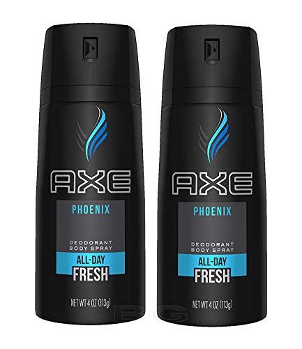 AXE Phoenix Body Spray for Men, 4 oz (2-Pack)