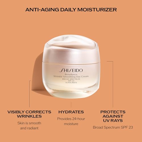 Shiseido Wrinkle Smoothing Ritual Set - Benefiance Day Cream SPF 23 (50mL), Clarifying Cleansing Foam (50mL), Eudermine Activating Essence (30mL) & Benefiance Cream (15mL) - $133 Value