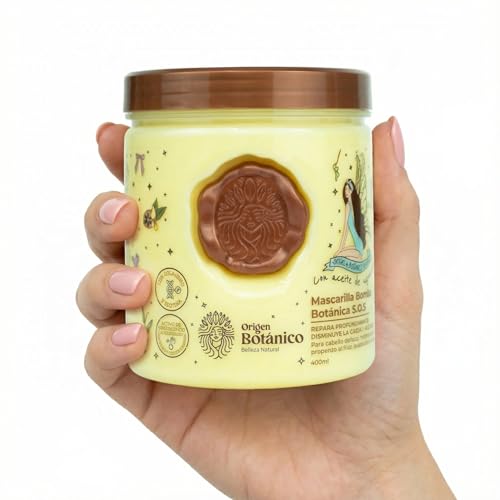 Bomba Botánica S.O.S. Hair Mask with Collagen & Biotin - Repairs & Reduces Hair Loss