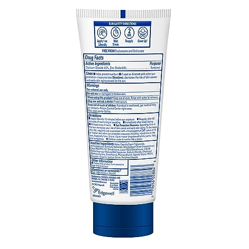 Banana Boat Sensitive 100% Mineral Sunscreen Lotion SPF 50, 6oz | Body Sunscreen, Sensitive Skin Sunblock, Oxybenzone Free Sunscreen, Banana Boat Mineral Sunscreen SPF 50, 6oz