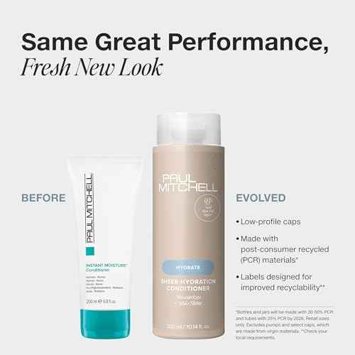 Paul Mitchell Sheer Hydration Conditioner, Moistures + Adds Shine, For Dry Hair
