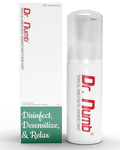 Dr. Numb 4% Lidocaine Topical Anesthetic Foam Soap 1.7 oz