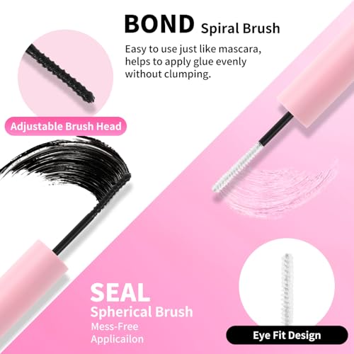 DIY Lash Extension Kit - 280Pcs 3D Fluffy Clusters