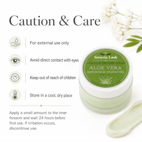 Eyelash Extension Remover Cream - Aloe Vera 15g