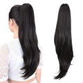 24" Claw Clip Ponytail Extension - Straight Synthetic Hair