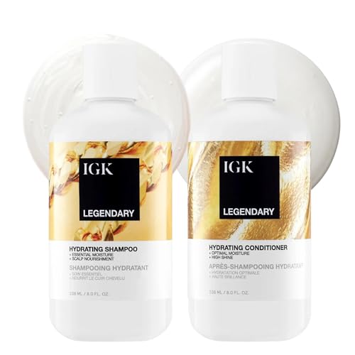 IGK Legendary Dream Hair Shampoo & Conditioner Set - 8 oz Hydrating Duo