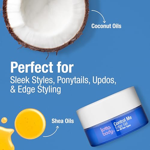 Lottabody Control Me Edge Gel with Coconut & Shea Oils For All Hair Types,