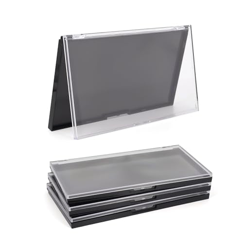Magnetic Makeup Palette with Clear Top, 3-Pack Empty Eyeshadow Storage