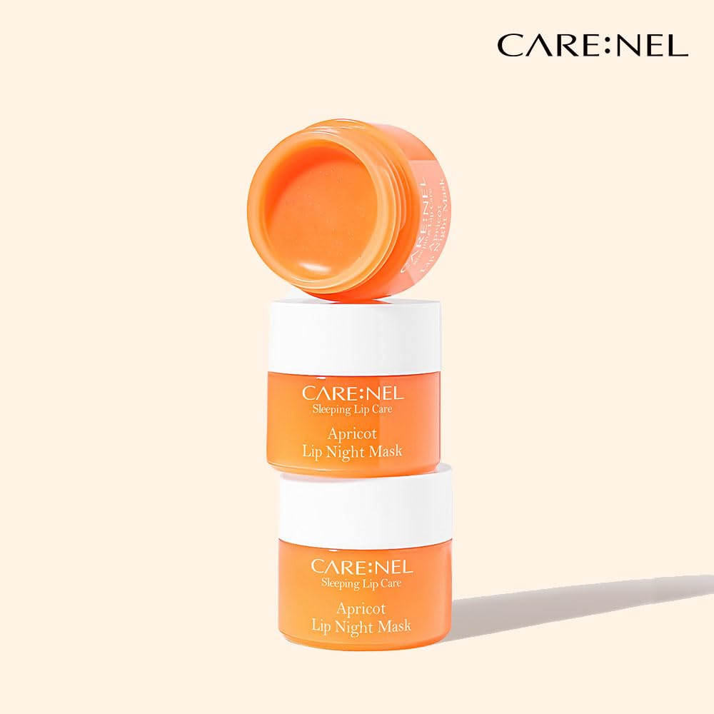 CARENEL Lip Sleeping Mask 5g - Lip Balm Overnight Care Treatments Korean Skin Care (APRICOT3)