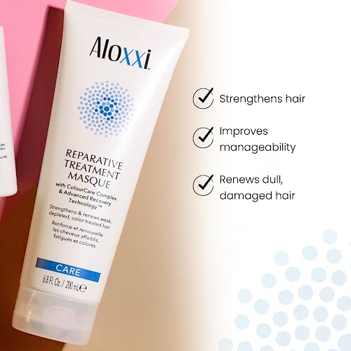 ALOXXI Repair Hair Mask for Color-Treated Hair 6.8 Fl Oz - Deep Conditioning & Strengthening