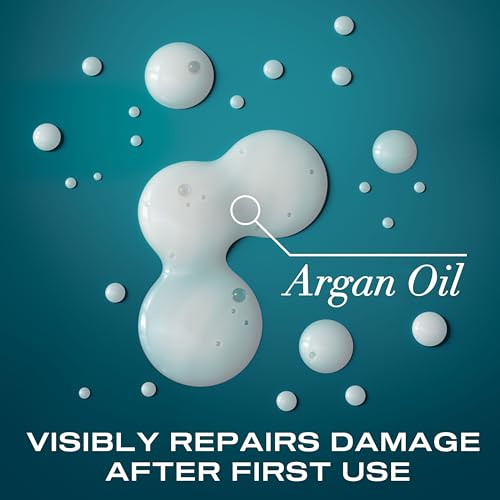 OGX Renewing + Argan Oil of Morocco Shampoo, Damage Repairing Shampoo & Argan Oil to Cleanse & Help Strengthen & Repair Damaged Hair, Travel Size, TSA-Complaint, 3 fl. oz