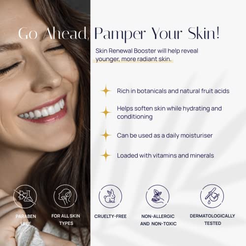 Skin Renewal Booster & Firmalift Serum Combo ? Anti-Aging Hydrating Skincare Formula - Reduces Fine Lines & Wrinkles ? Daily Moisturizer & Face Serum for all Skin Types - 1 Oz, 1 Fl Oz