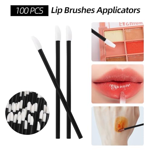 Spoolie Mascara Wands Lip Applicators Micro Brush Set 300Pcs – Disposable Makeup Tools