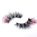 Wispy Dramatic Fluffy Strip Lashes - Pink Glitter Hearts