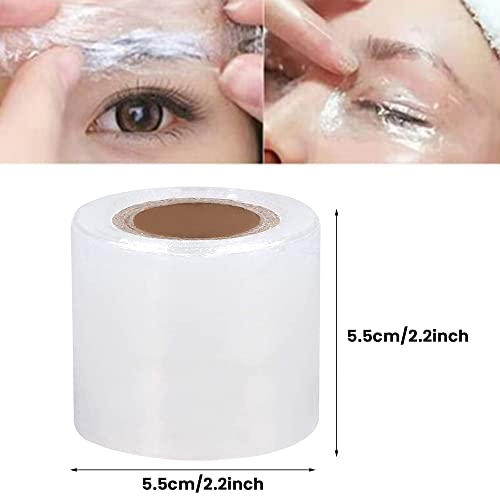 Eyebrow Tattoo Plastic Wrap with Cutter - 2 Pack Microblading Film
