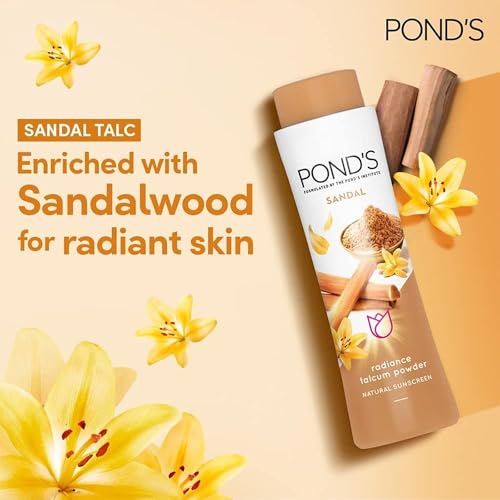 Pond's Sandal Talc Powder 300g - Sandalwood Fragrance