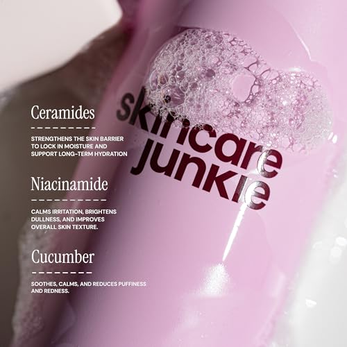 Jelly Facial Cleanser, Purifying Gel Cleanser, for Normal to Oily Skin with Hyaluronic Acid, Ceramides, Niacinamide, No Synthetic Fragrance, Dermatologist developed, 6 OZ